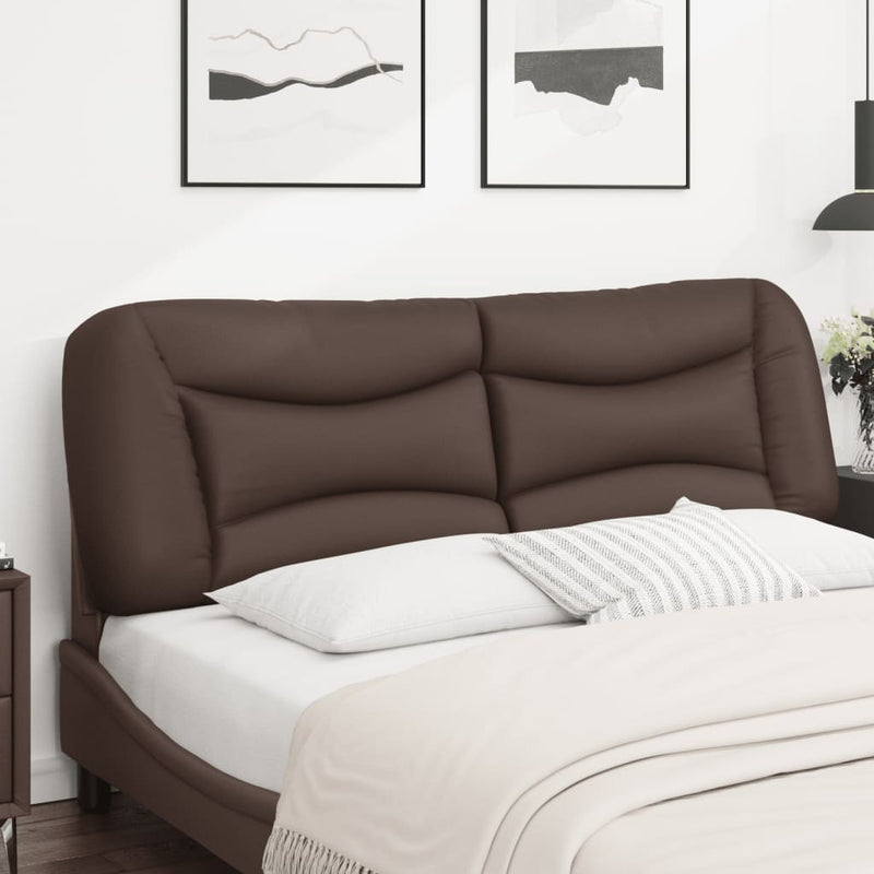 vidaXL barna műbőr fejtámla párna Hvar 160 cm