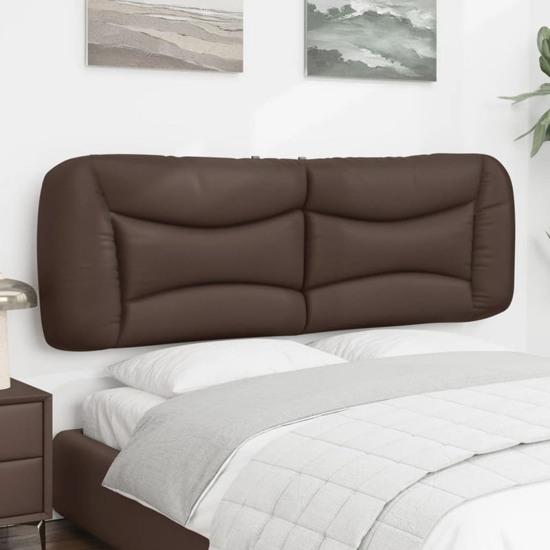 vidaXL barna műbőr fejtámla párna Hvar 160 cm