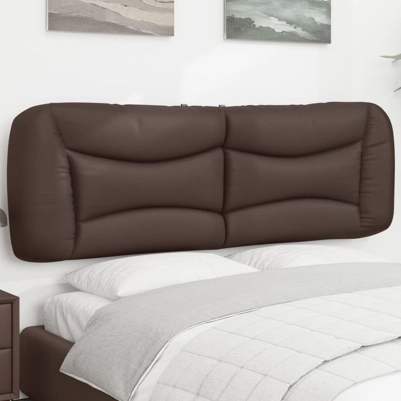 vidaXL barna műbőr fejtámla párna Hvar 160 cm