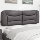 vidaXL szürke műbőr fejtámla párna Hvar 160 cm