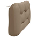 vidaXL cappuccino színű műbőr fejtámla párna Hvar 160 cm