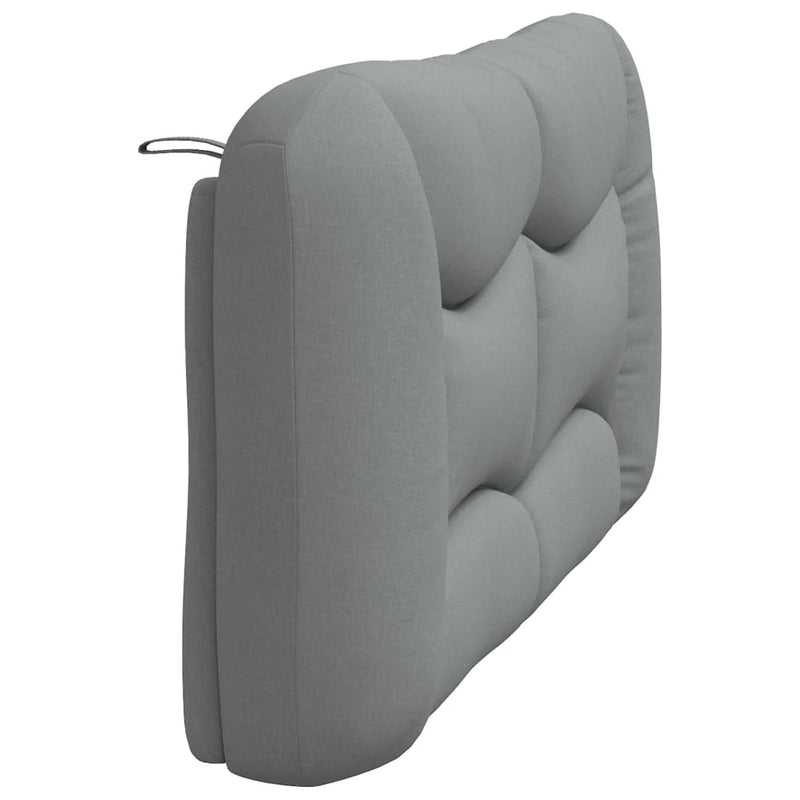 vidaXL világosszürke szövet fejtámla párna 152 cm