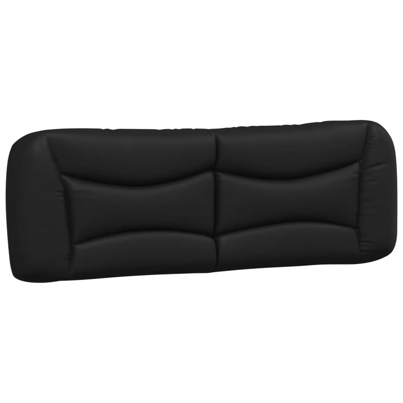 vidaXL fekete műbőr fejtámla párna 152 cm