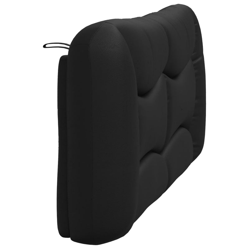 vidaXL fekete műbőr fejtámla párna 152 cm