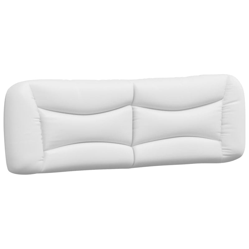 vidaXL fehér műbőr fejtámla párna 152 cm