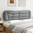 vidaXL világosszürke szövet fejtámla párna Hvar 193 cm