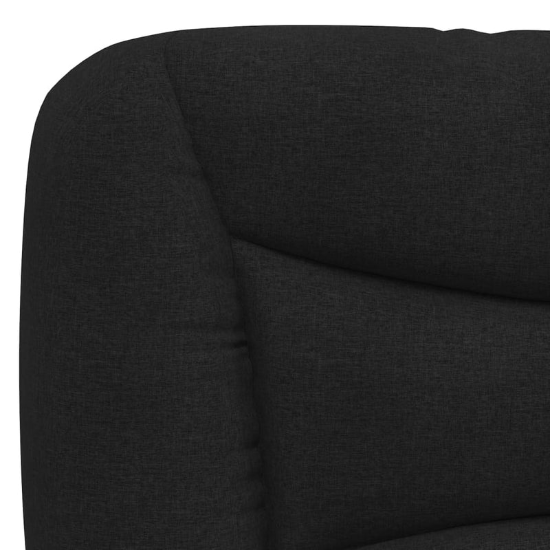 vidaXL fekete műbőr fejtámla párna 193 cm