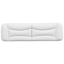 vidaXL fehér műbőr fejtámla párna Hvar 193 cm