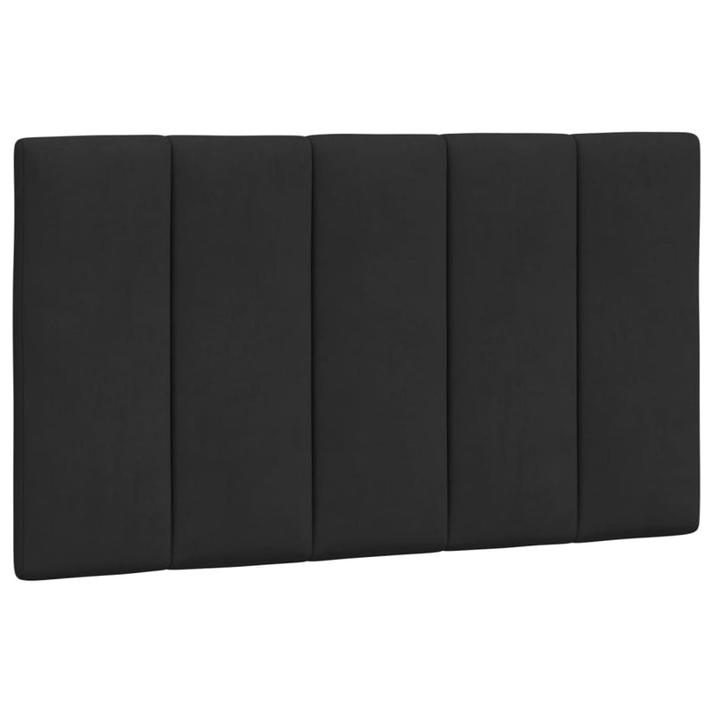 vidaXL fekete bársony fejtámla párna 80 cm