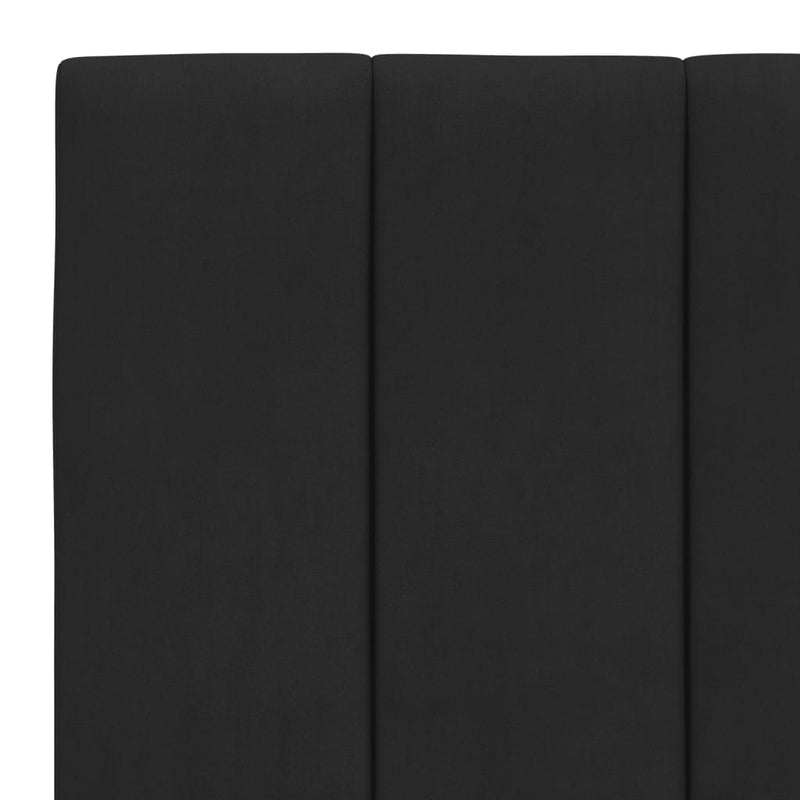 vidaXL fekete bársony fejtámla párna 80 cm