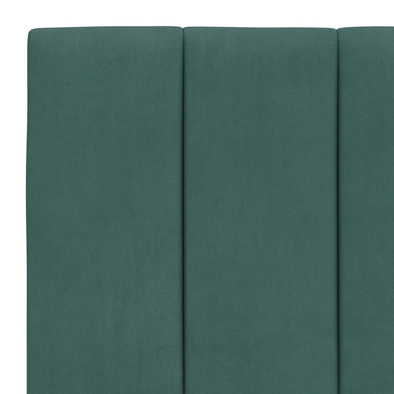 vidaXL sötétzöld bársony fejtámla párna Hanko 80 cm