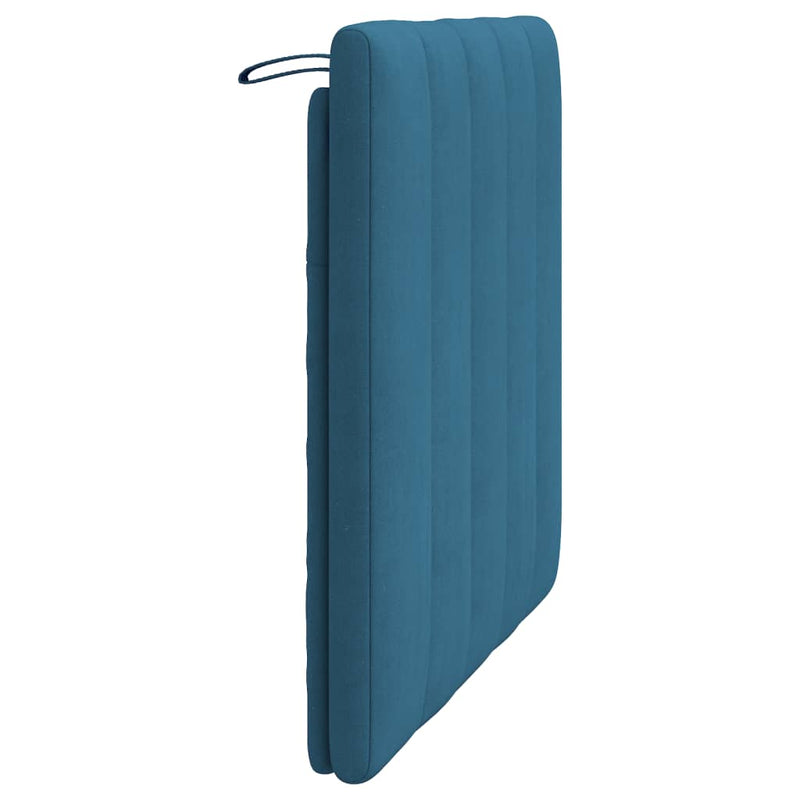 vidaXL kék bársony fejtámla párna Hanko 80 cm