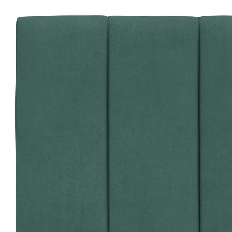 vidaXL sötétzöld bársony fejtámla párna Hanko 90 cm