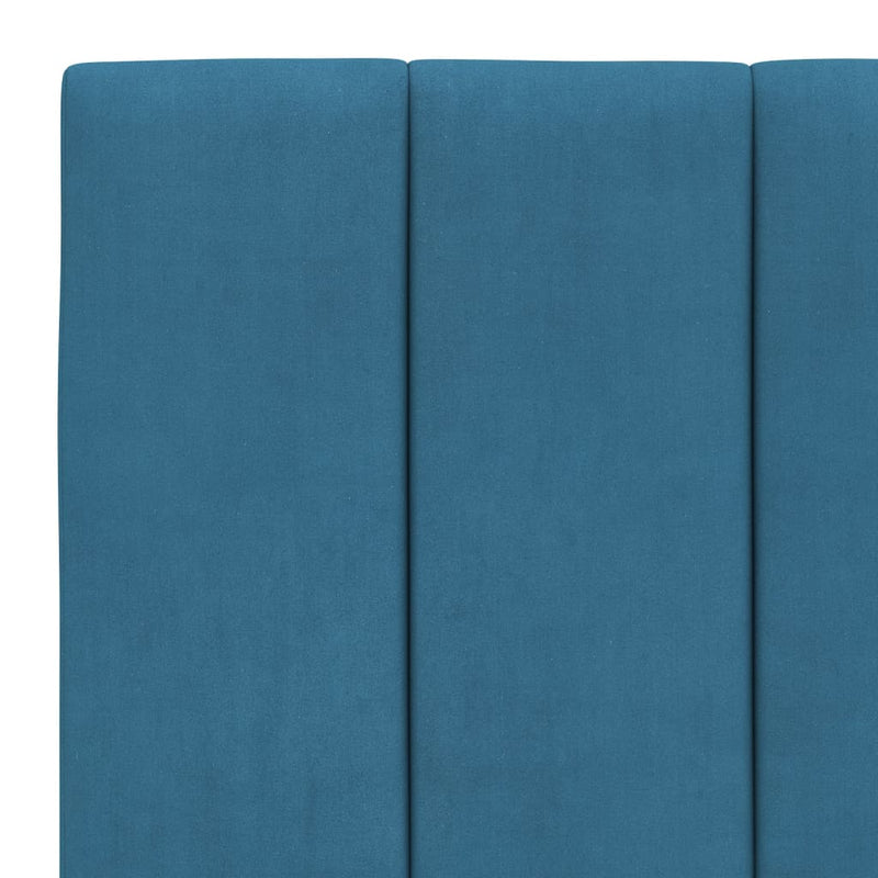 vidaXL kék bársony fejtámla párna Hanko 90 cm