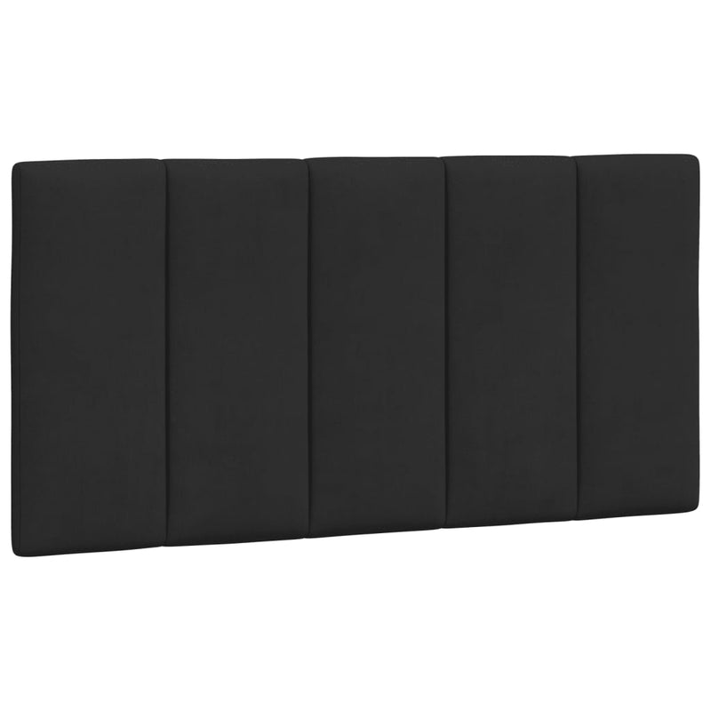 vidaXL fekete bársony fejtámla párna 100 cm