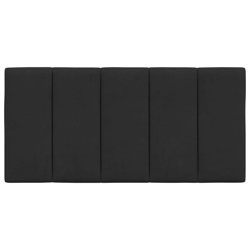 vidaXL fekete bársony fejtámla párna 100 cm