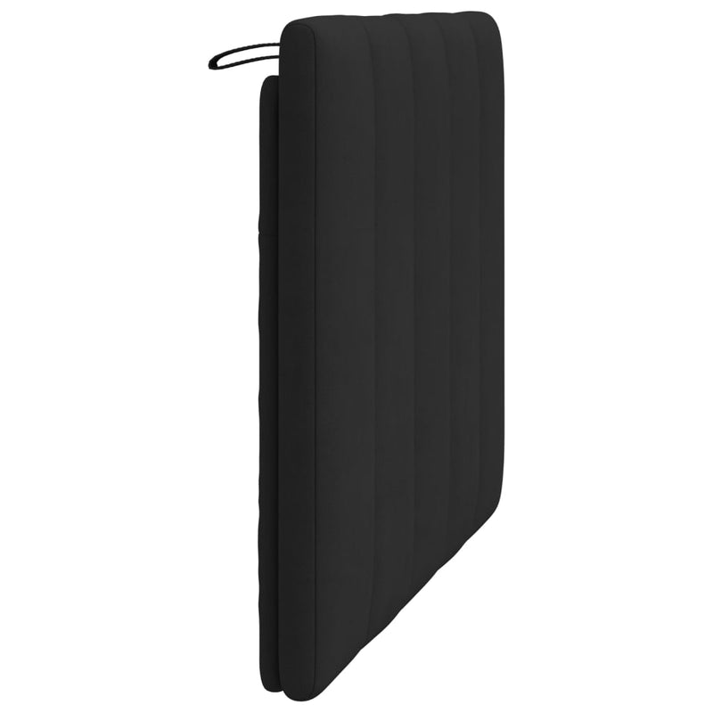 vidaXL fekete bársony fejtámla párna 100 cm