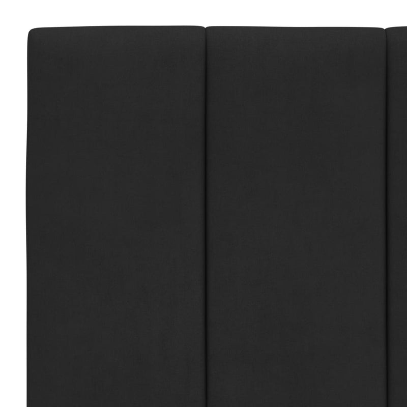 vidaXL fekete bársony fejtámla párna 100 cm
