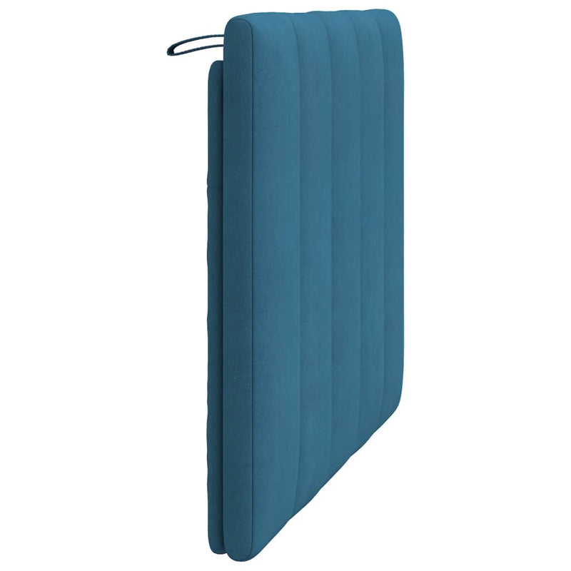 vidaXL kék bársony fejtámla párna Hanko 100 cm