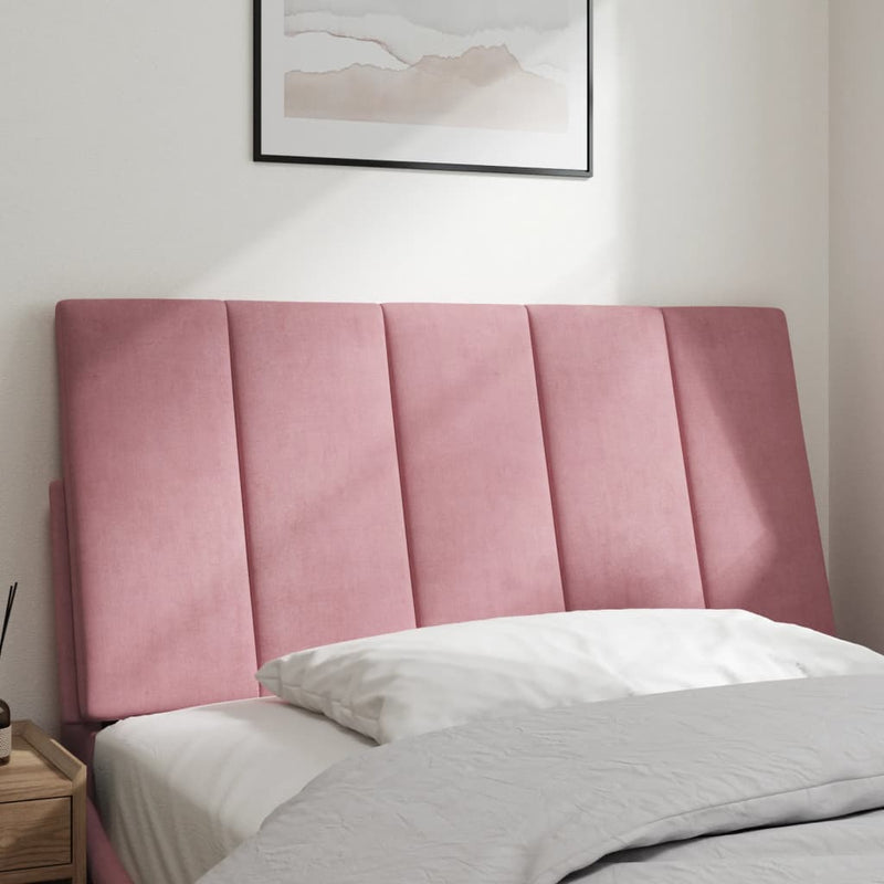 vidaXL rózsaszín bársony fejtámla párna Hanko 100 cm