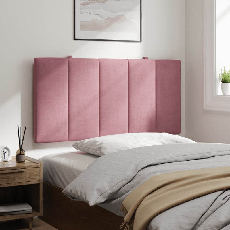 vidaXL rózsaszín bársony fejtámla párna Hanko 100 cm