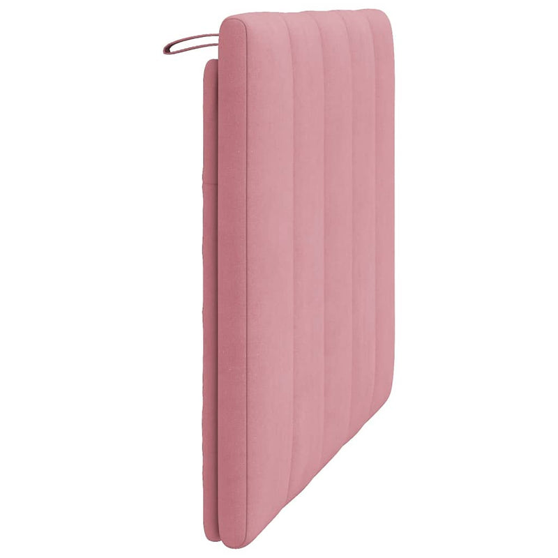 vidaXL rózsaszín bársony fejtámla párna Hanko 100 cm