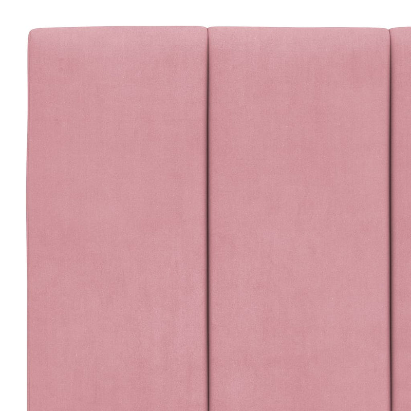 vidaXL rózsaszín bársony fejtámla párna Hanko 100 cm