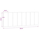 vidaXL fekete bársony fejtámla párna Hanko 120 cm