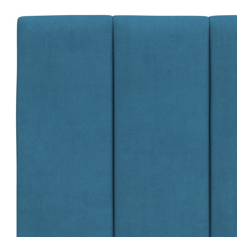 vidaXL kék bársony fejtámla párna Hanko 140 cm