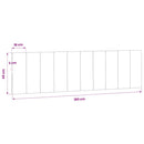vidaXL kék bársony fejtámla párna Hanko 180 cm