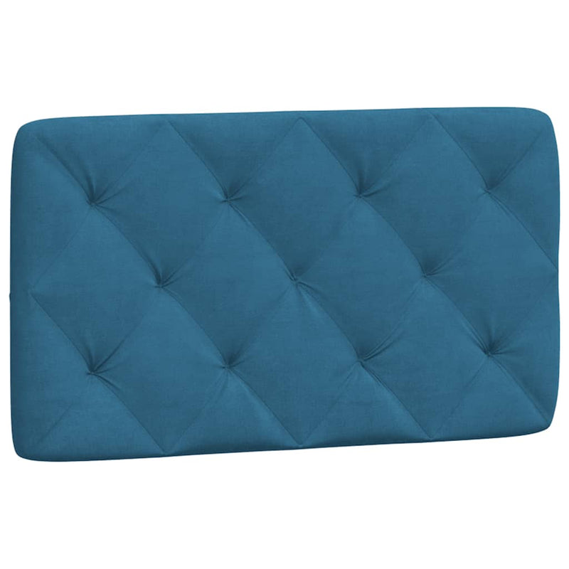 vidaXL kék bársony fejtámla párna 80 cm