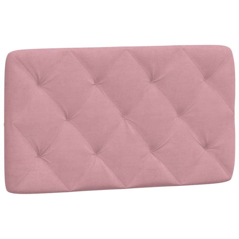 vidaXL rózsaszín bársony fejtámla párna 80 cm