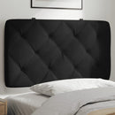 vidaXL fekete bársony fejtámla párna 90 cm