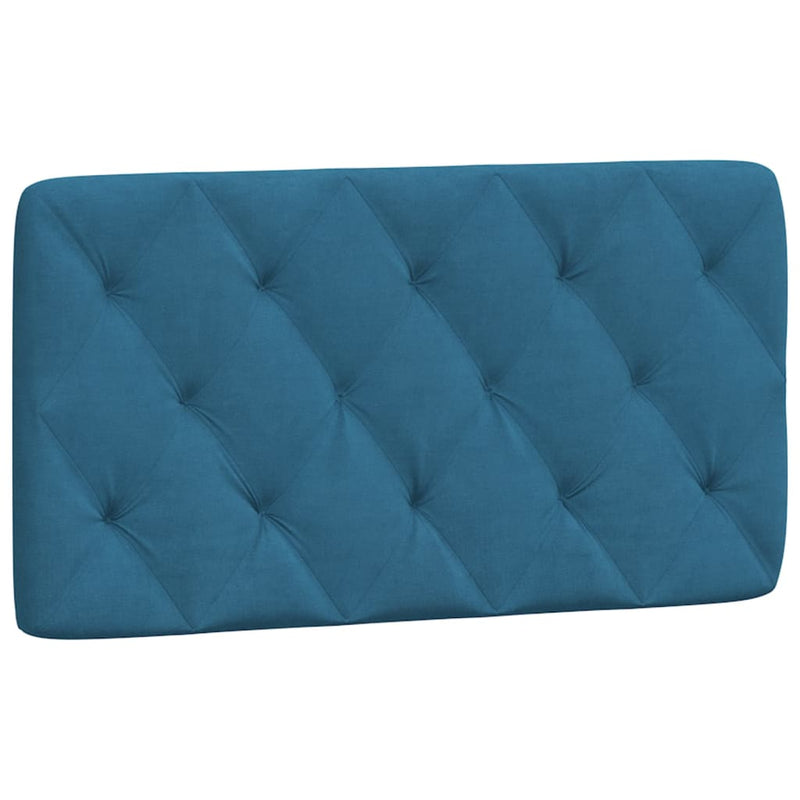 vidaXL kék bársony fejtámla párna 100 cm