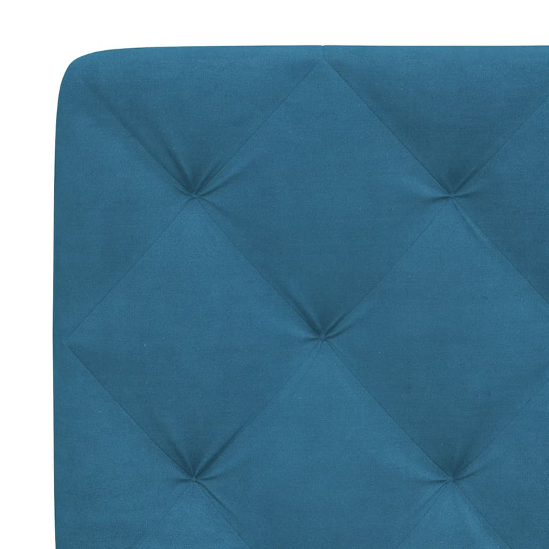 vidaXL kék bársony fejtámla párna 100 cm
