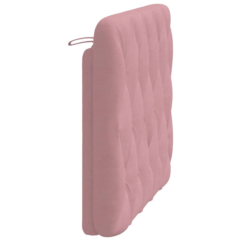 vidaXL rózsaszín bársony fejtámla párna 100 cm