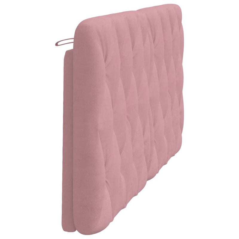 vidaXL rózsaszín bársony fejtámla párna 160 cm