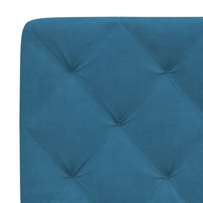 vidaXL kék bársony fejtámla párna 200 cm