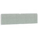 vidaXL világosszürke bársony fejtámla párna 193 cm