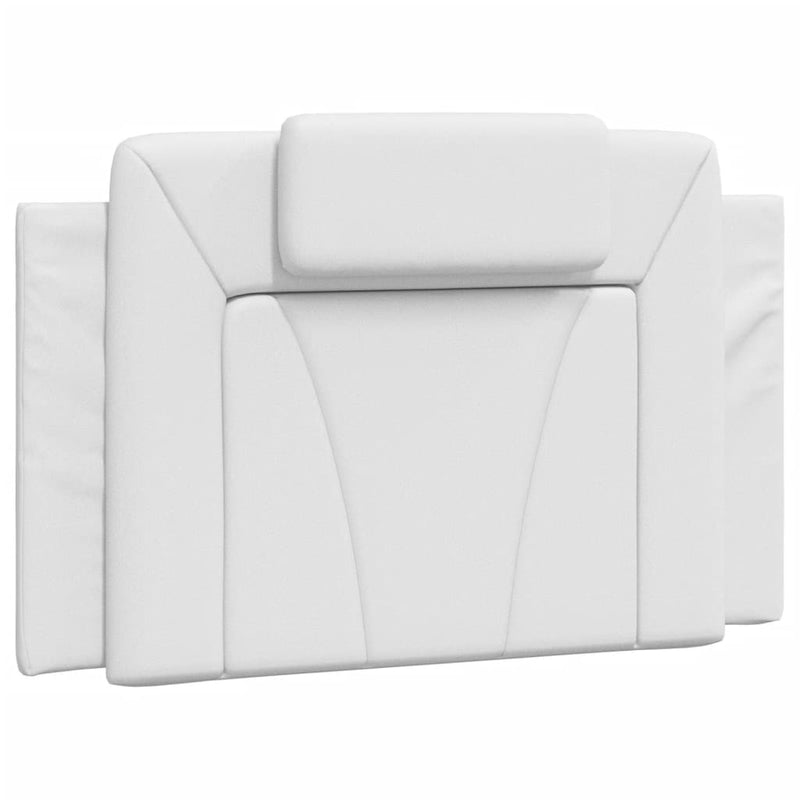 vidaXL fehér műbőr fejtámla párna 80 cm