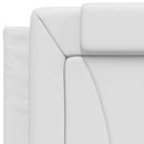 vidaXL fehér műbőr fejtámla párna Viana 80 cm