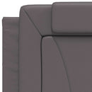 vidaXL szürke műbőr fejtámla párna Viana 80 cm