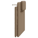 vidaXL cappuccino színű műbőr fejtámla párna Viana 80 cm