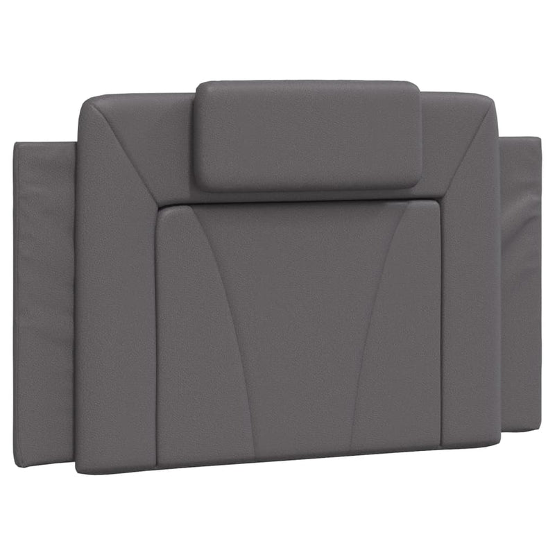 vidaXL szürke műbőr fejtámla párna Viana 90 cm