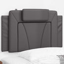 vidaXL szürke műbőr fejtámla párna Viana 90 cm