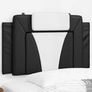 vidaXL fekete és fehér műbőr fejtámla párna Viana 90 cm