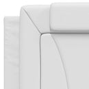 vidaXL fehér műbőr fejtámla párna Viana 100 cm