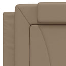 vidaXL cappuccino színű műbőr fejtámla párna Viana 100 cm