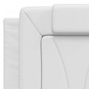 vidaXL fehér műbőr fejtámla párna Viana 120 cm