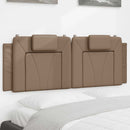 vidaXL cappuccino színű műbőr fejtámla párna Viana 120 cm